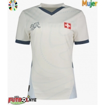 Camiseta Suiza Visitante Equipación para mujer Eurocopa 2024 manga corta